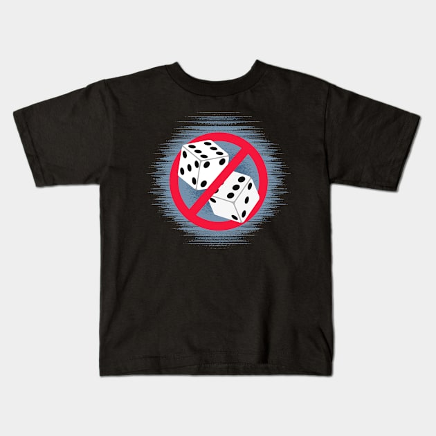 No Dice Kids T-Shirt by Kenny The Bartender's Tee Emporium
